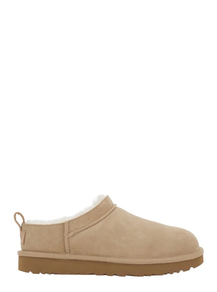 Botine Boots 'W CLASSIC MICRO' Beige with Minimal Design in Leather Women