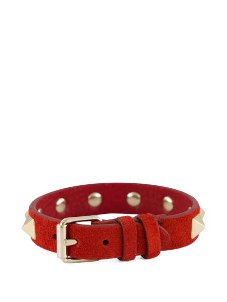 Bratara Valentino Garavani Rockstud rosie
