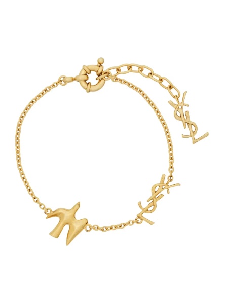 Bratari Gold-colored Bracelet with dove charms and Cassandre in brass for women
