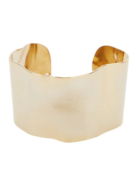 Bratari 'TINA' gold-colored Bracelet with asymmetrical design in bronze for women