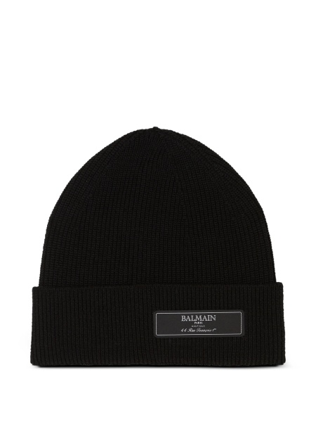 Caciula Balmain neagra