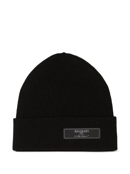 Caciula Balmain neagra