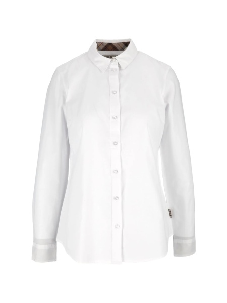 Camasa Barbour alba din bumbac
