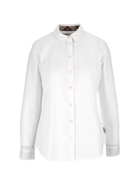 Camasa Barbour alba din bumbac