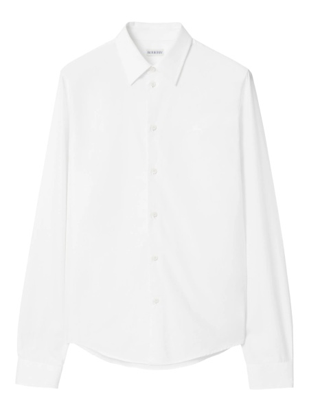 Camasa Burberry alba din bumbac