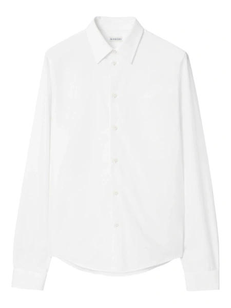 Camasa Burberry alba din bumbac
