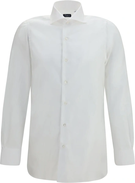 Camasa casual FINAMORE alba din bumbac