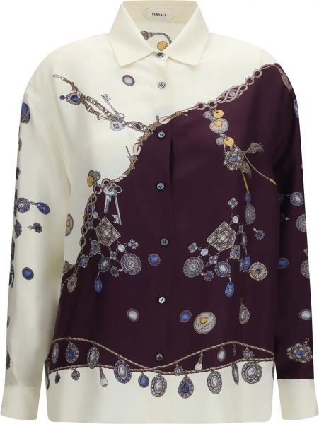 Camasa casual Printed silk Shirt