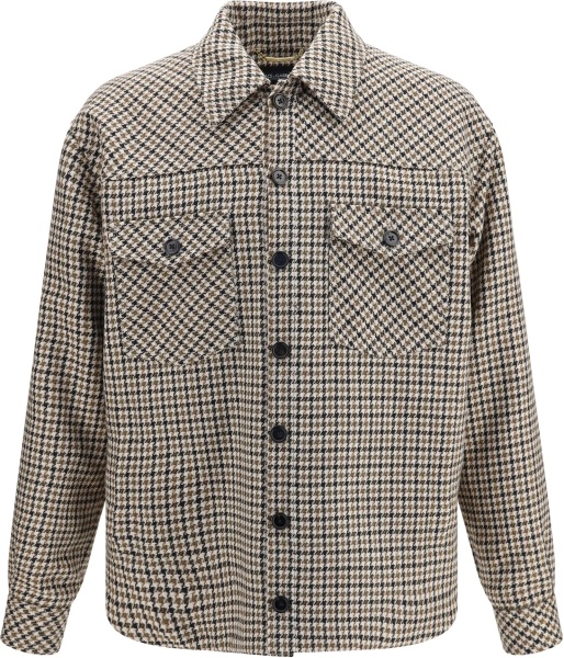 Camasa casual Quilted houndstooth wool Jacket
