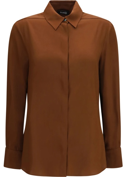 Camasa casual Silk Shirt with back gathering