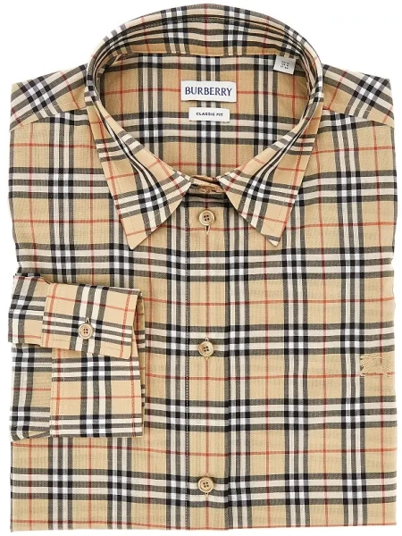 Camasa Check cotton shirt