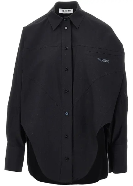 Camasa Oversized shirt with moulded hem