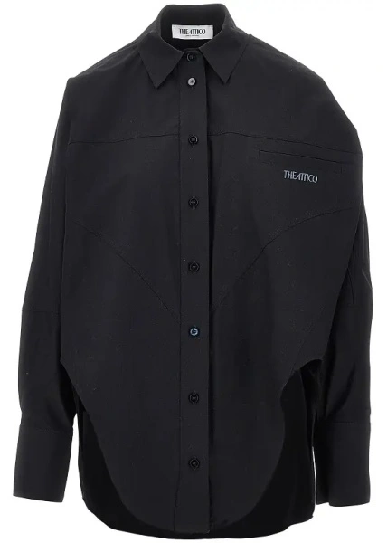 Camasa Oversized shirt with moulded hem