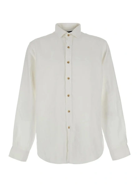 Camasa Ralph Lauren alba din in
