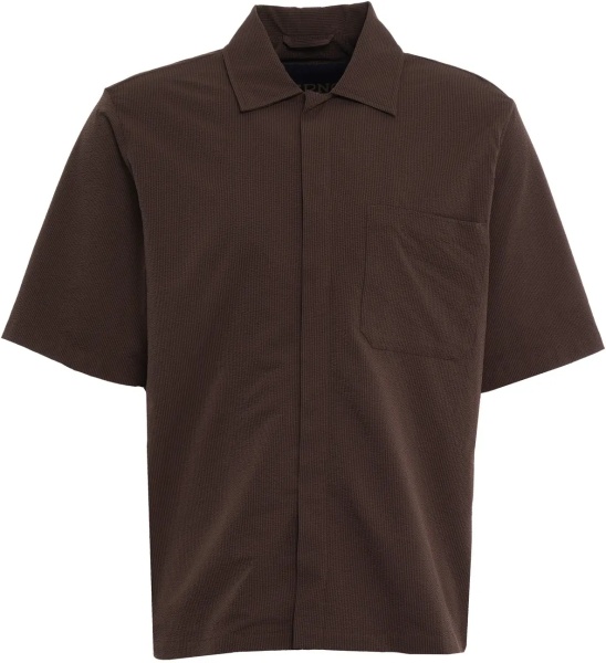 Camasi Seersucker short-sleeved shirt