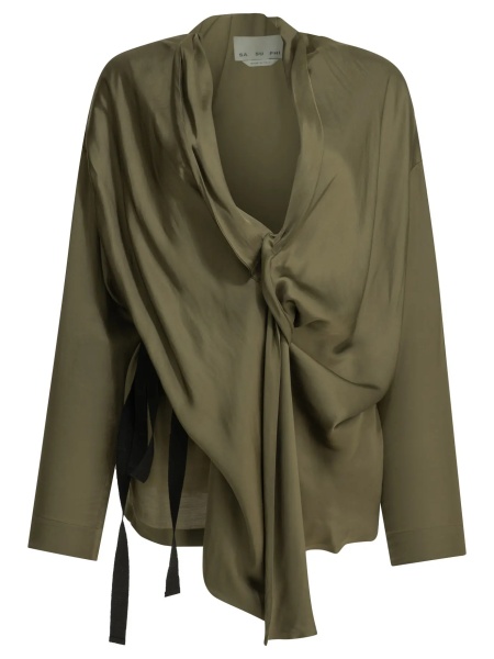 Camasi Viscose draped shirt