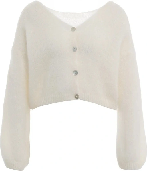 Cardigan Americandreams alb