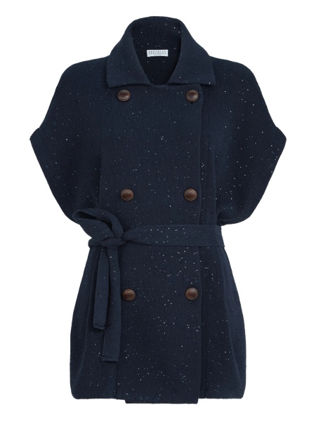 Cardigan Brunello Cucinelli albastru