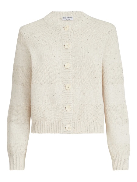 Cardigan Brunello Cucinelli neutru