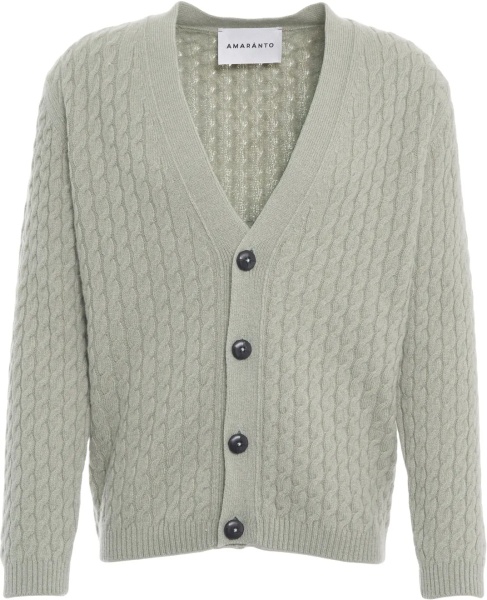 Cardigan Cardigan with cable knit pattern