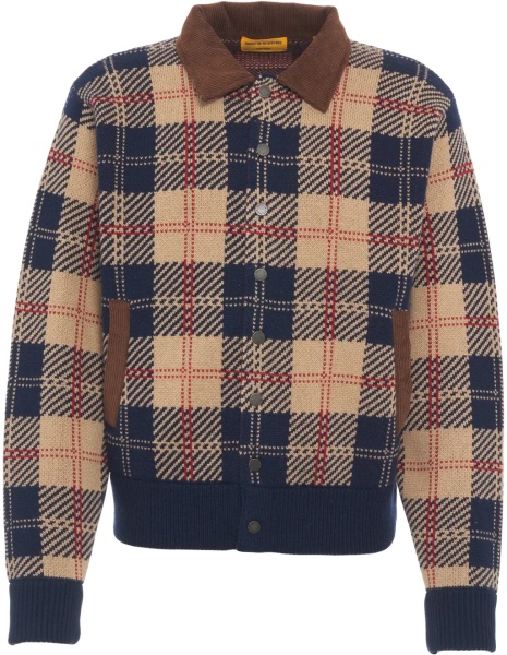 Cardigan Cardigan with corduroy collar