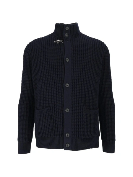 Cardigan Fay albastru din lana