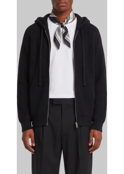 Cardigan Hooded Knit Cardigan