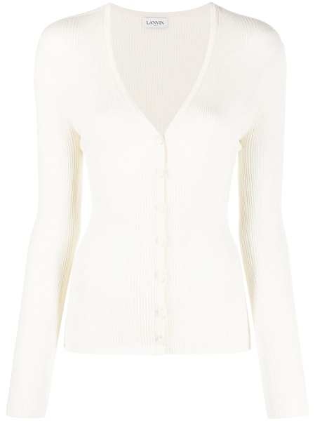 Cardigan Lanvin alb