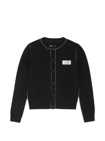 Cardigan MM6 Maison Margiela negru