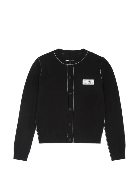 Cardigan MM6 Maison Margiela negru