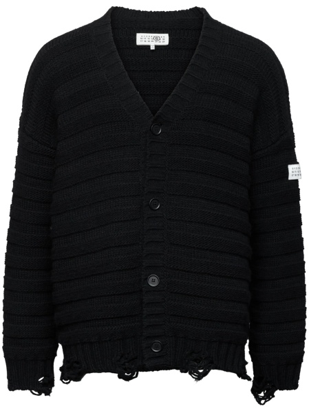 Cardigan MM6 Maison Margiela negru