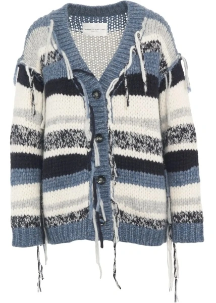 Cardigan Roberto Collina albastru