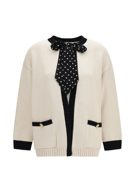 Cardigan Valentino Garavani neutru