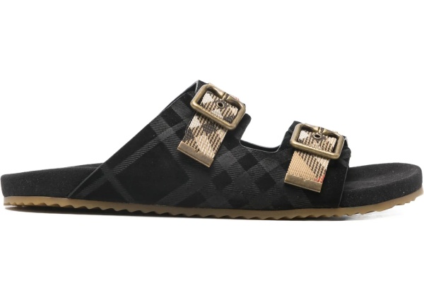 Check suede Urchin Sandals