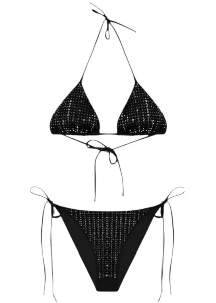Costum de baie Bikini with rhinestone