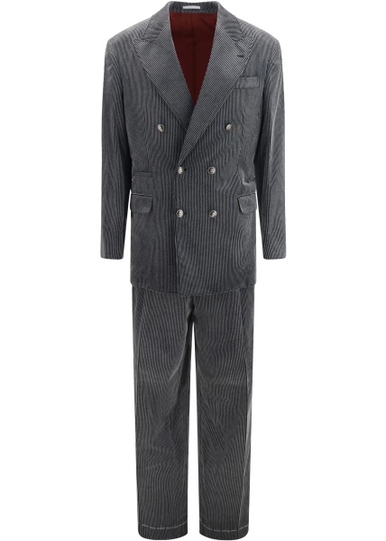Costum Ribbed double-breasted Suit