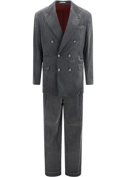 Costum Ribbed double-breasted Suit