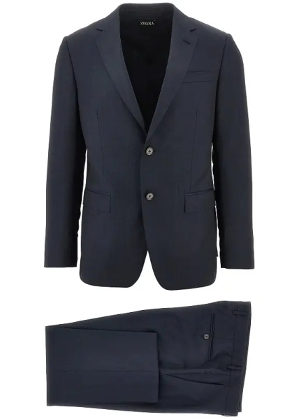 Costum Wool canvas tailored suit