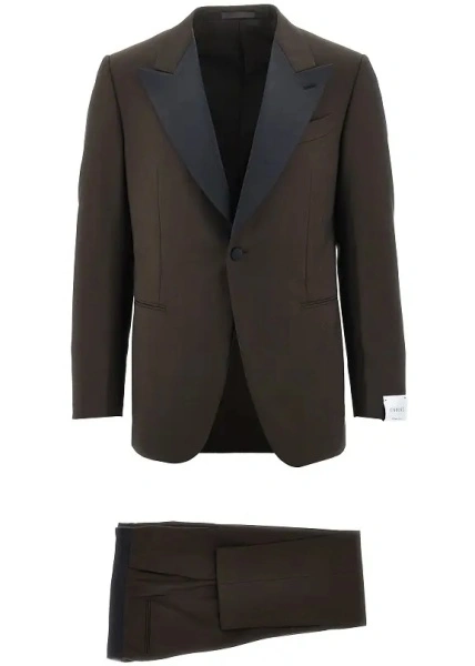 Costum Wool suit with satin details