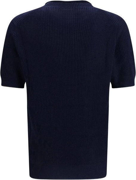 Cotton and linen knit T-Shirt