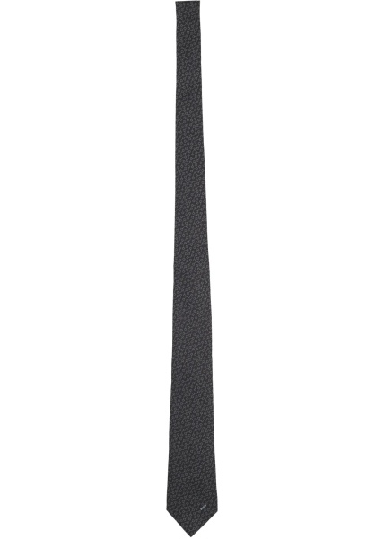 Cravate Silk Tie With Clamps