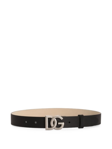 Curea Dolce & Gabbana neagra din piele