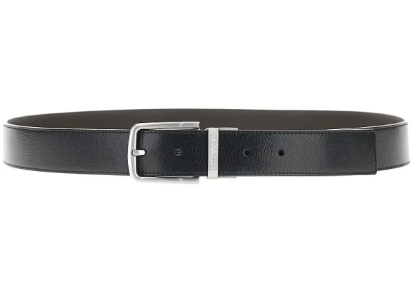 Curea Reversible leather belt with logo