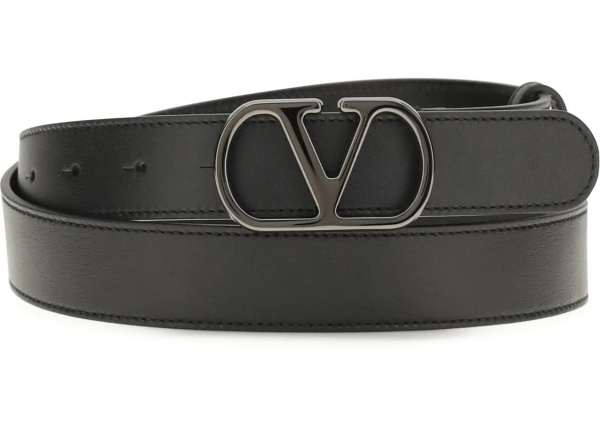 Curea VLogo Signature leather Belt