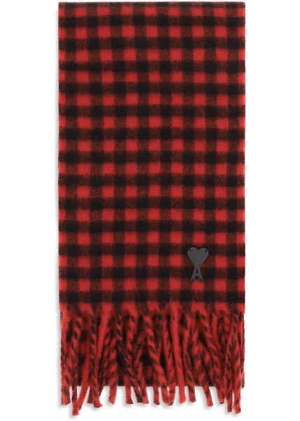 Esarfa Ami de Coeur checked wool Scarf