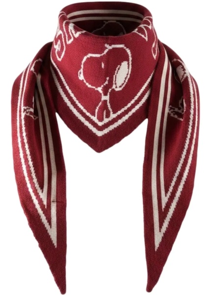 Esarfa Triangle scarf with print