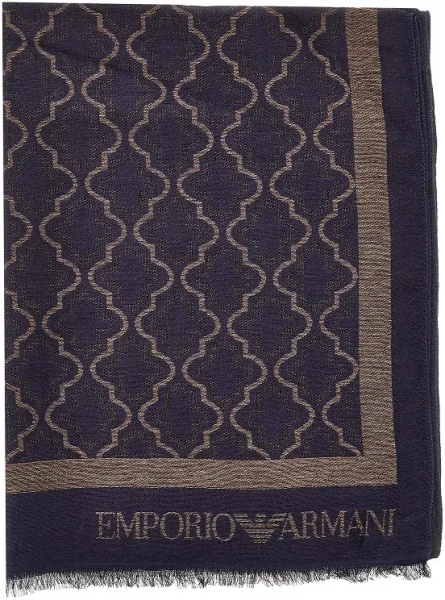 Esarfa Viscose and modal scarf with jacquard motif