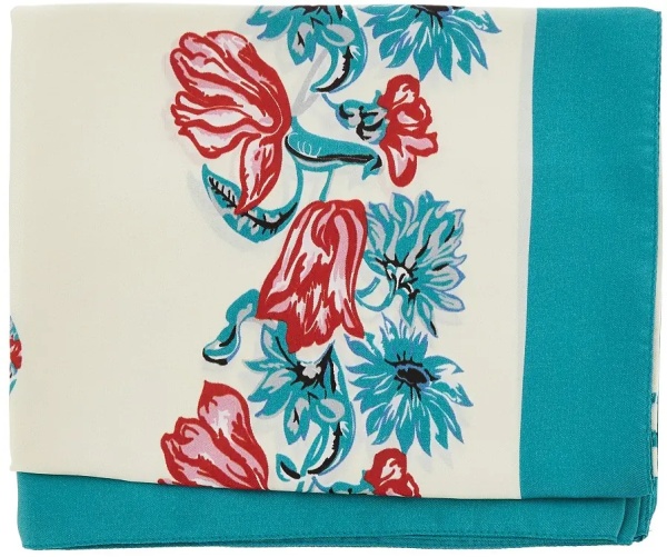 Esarfa Viscose and silk scarf with print
