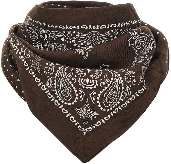 Esarfa Wool scarf with Bandanda motif