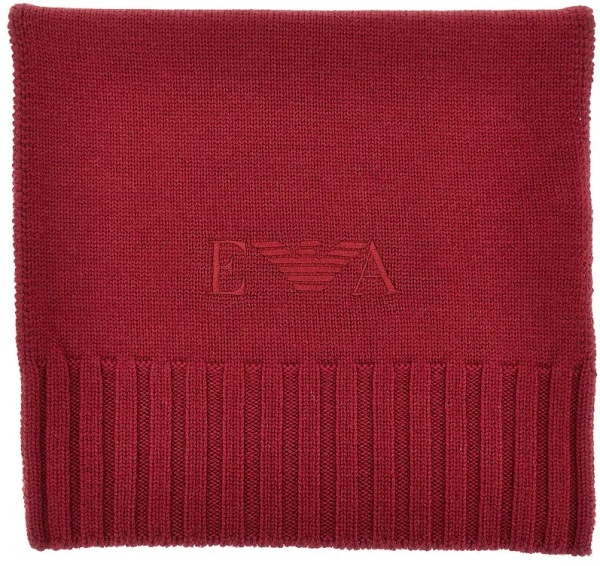 Esarfa Wool scarf with logo embroidery